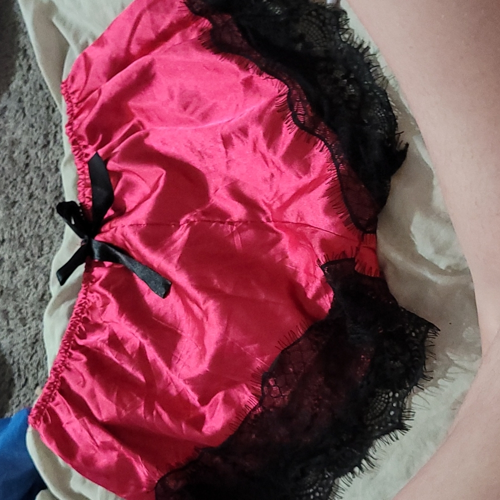 Satin night shorts